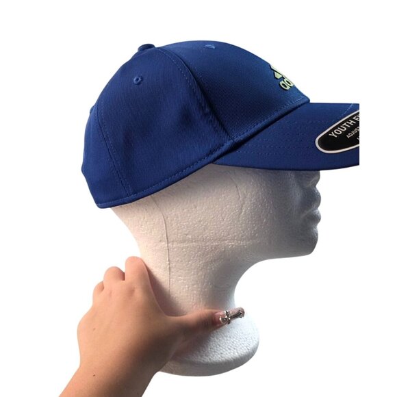Adidas Youth Blue Baseball Adjustable Hat - Picture 3 of 7